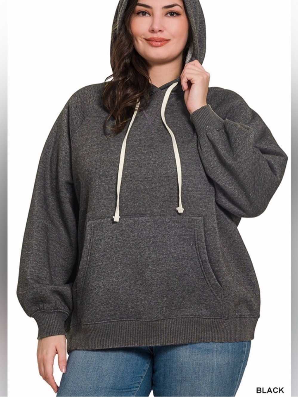 Z2 ZENANA new plus size hoodie sweatshirts